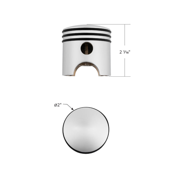 1/2" - 13 Thread-On Piston Gearshift Knob