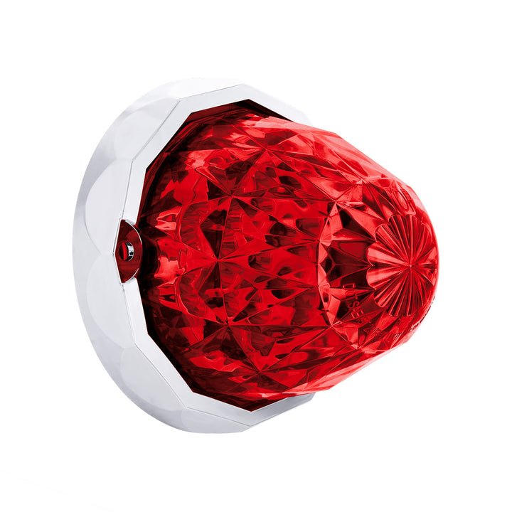 19 LED Dual Function Crystal Watermelon Light Kit With Bezel - Red LED/Red Lens