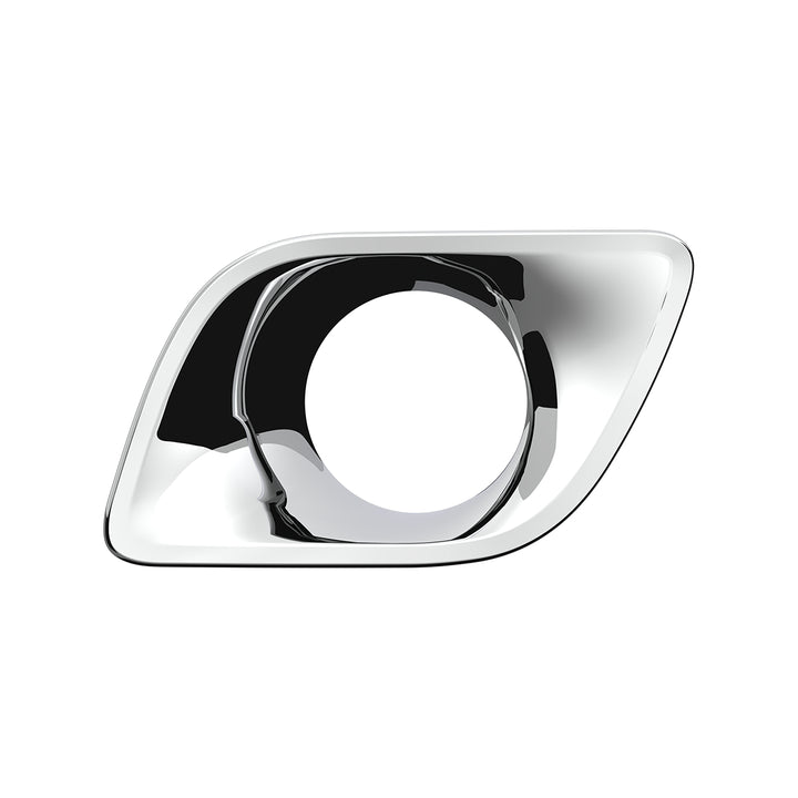 Chrome Plastic Fog Light Bezel For 2013-2021 Kenworth T680 - Driver