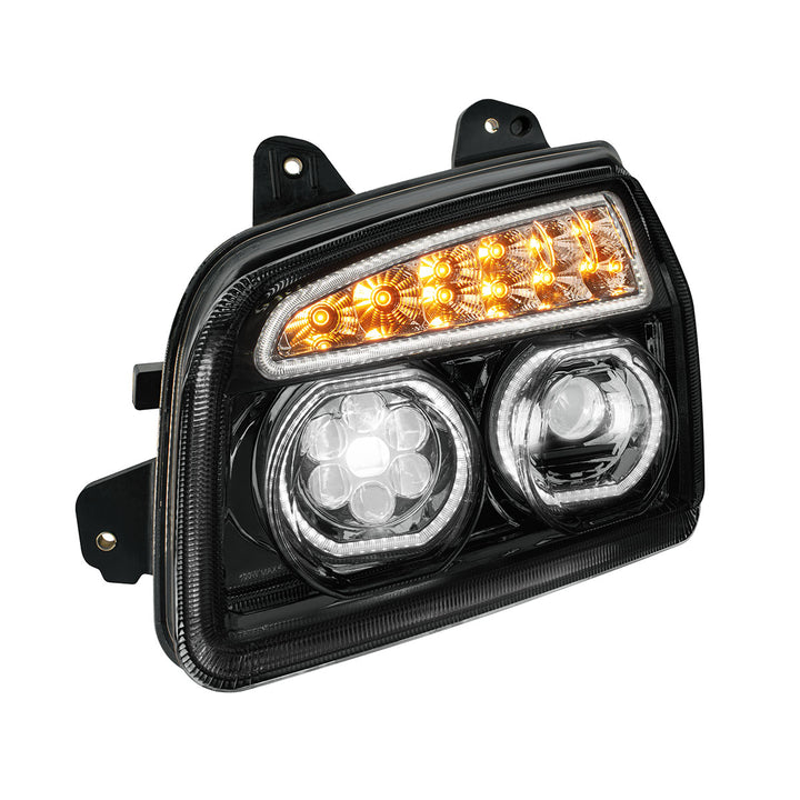 Blackout 11 LED Headlight For 2015-2024 Kenworth T880 - Driver