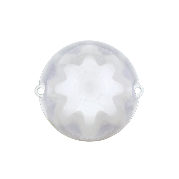9 LED Dual Function GloLight Watermelon Grakon 1000 Style Cab Light - Amber LED/Clear Lens