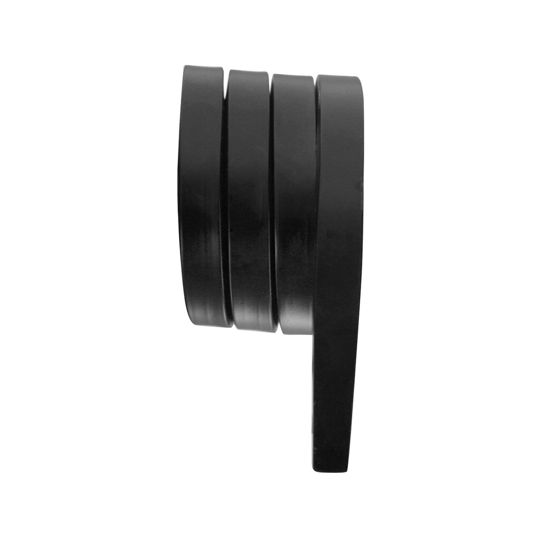 Black Angled Mud Flap Hangers - 3 Coils (Pair)