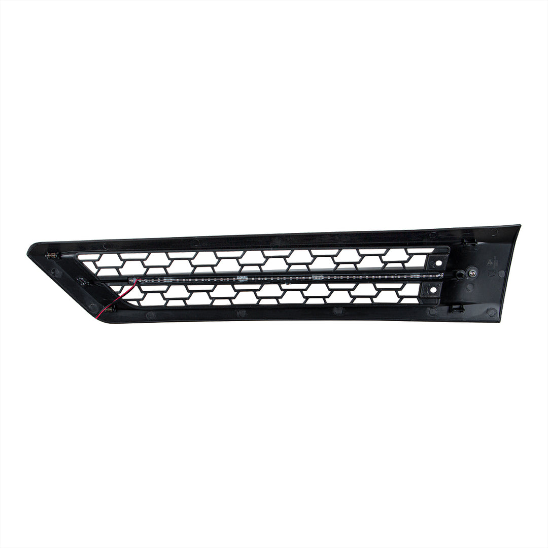 Hood Air Intake Grille With Amber LED For 2018-2024 Freightliner Cascadia 126 - Passenger