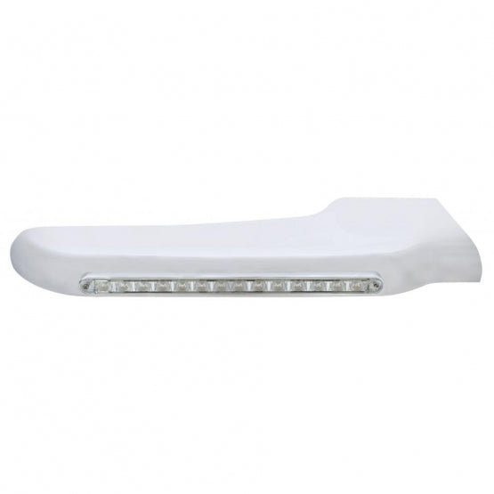 14 Amber LED Front Fender Cover For Peterbilt 388 (2008-2015) &amp; 389 (2008-2023) - Clear Lens - Passenger