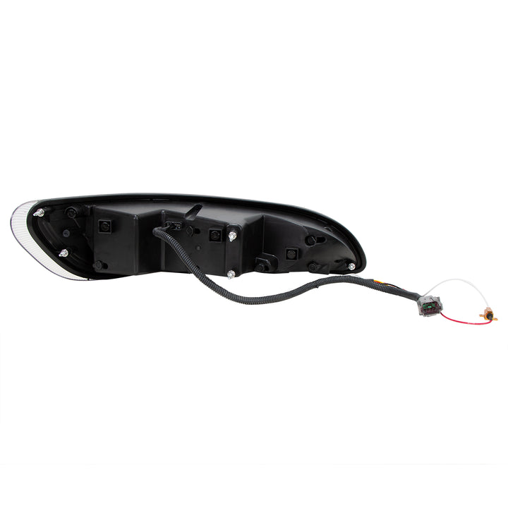 Black Quad - LED Headlight With LED DRL &amp; Seq. Signal For 2005-2015 Peterbilt 386 - Passenger