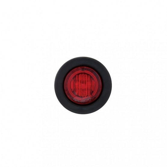 3 LED 3/4" Mini Light (Clearance/Marker) - Red LED/Red Lens (Bulk)