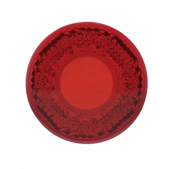 9 LED 2" Round Mirage Light (Clearance/Marker) - Red Led/Red Lens (Bulk)