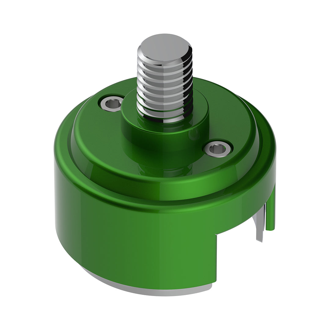 1/2" - 13 Thread-On Shift Knob Mounting Adapter For Eaton Fuller Style 13/15/18 Shifter - Emerald Green (Bulk)