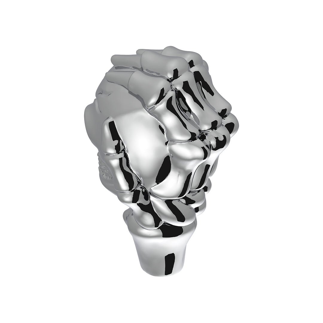 1/2" - 13 Thread-On Skull Shift Knob - Chrome (Bulk)