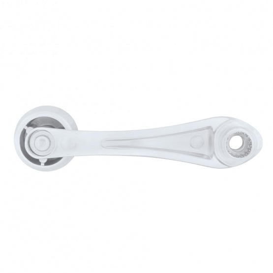 Chrome Die-Cast Window Crank With 3/8” Square Adapter - Indented
