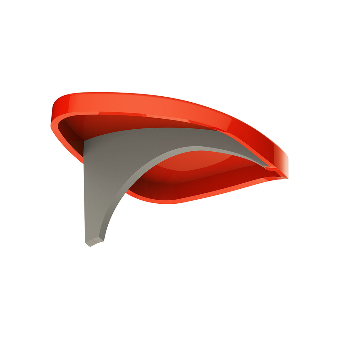 Plastic Cover For 9/10/13/15/18 Speed Gearshift Knob - Cadmium Orange