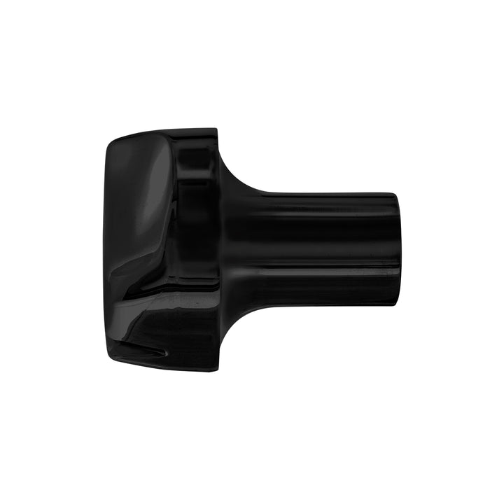 Ace Of Spades Air Valve Knob - Candy Black With Matte Black Inlay