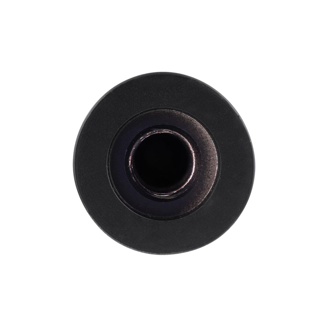 1/2" - 13 Thread On Flame Gearshift Knob - Black With Chrome Flame
