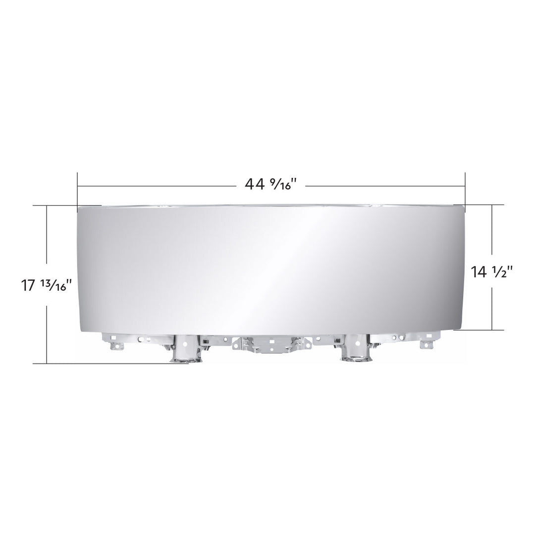 Steel Front Panel Assembly For 2008-2024 Isuzu NPR (ELF 200/300) - Chrome