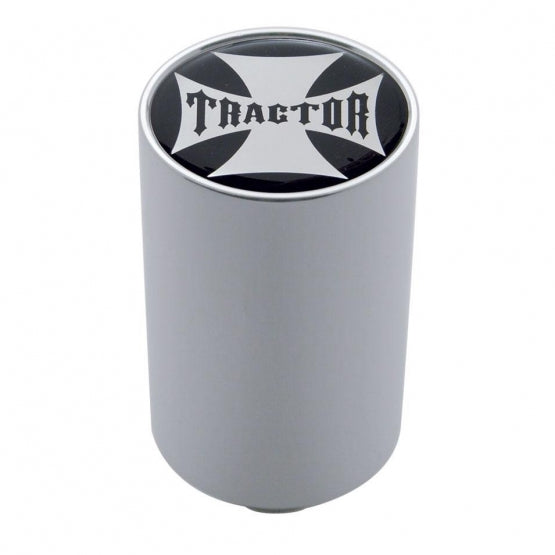 "Tractor" 3" Air Valve Knob - Black Maltese Cross Sticker