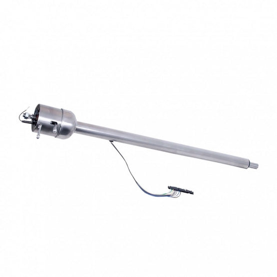 32" Long Mill Finish Bella Series Roadster Tilt Steering Column