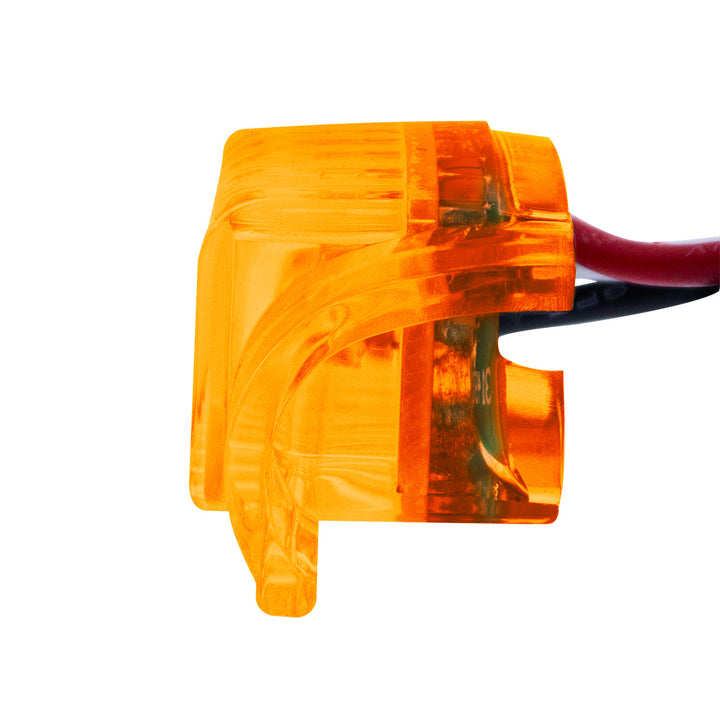 4 LED Dual Function Headlight Turn Signal Light - Amber LED/Amber Lens (Bulk)