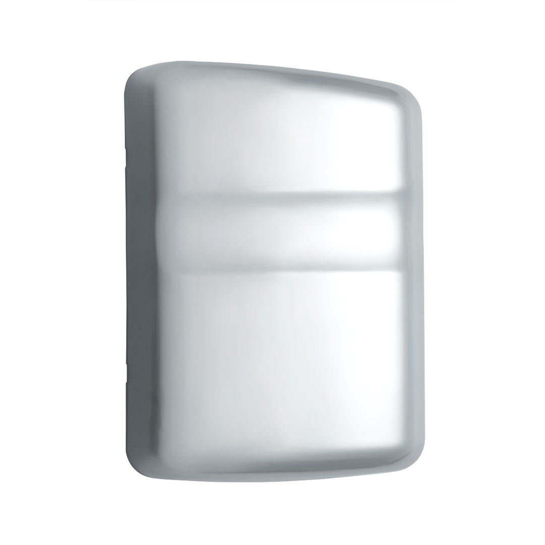 Chrome Plastic Bottom Mirror Post Cover For 2000-2010 International 9200I/9400I/9900I - Driver