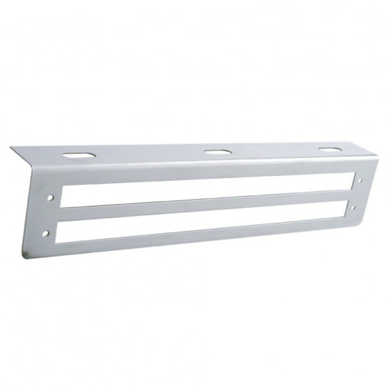 12-3/4" Stainless Light Bracket With 2 x 12" Light Cutout