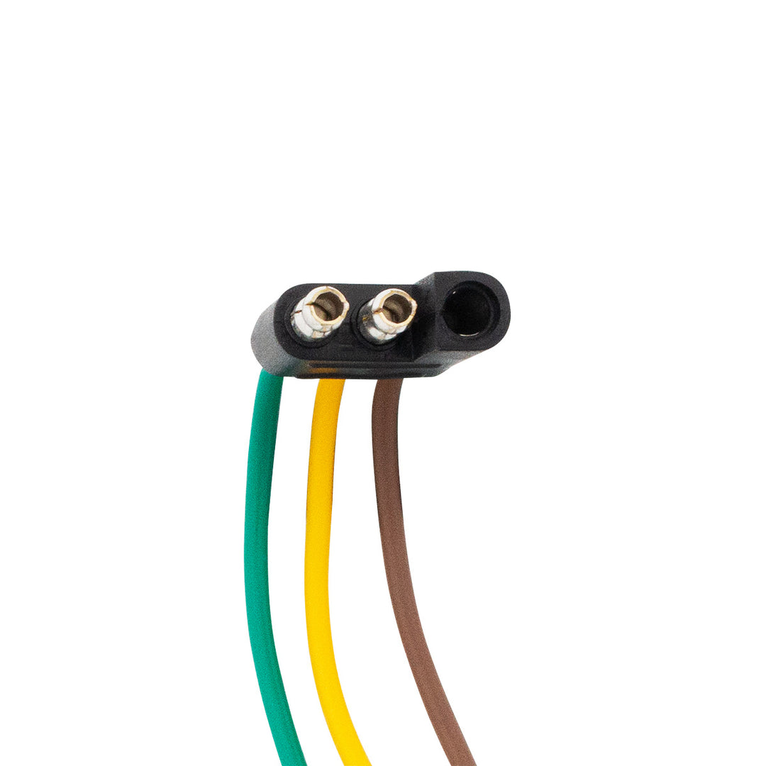3 - Way Flat Molded M/FM Trailer Connectors w/ Polarized Plugs, 1 Pc.
