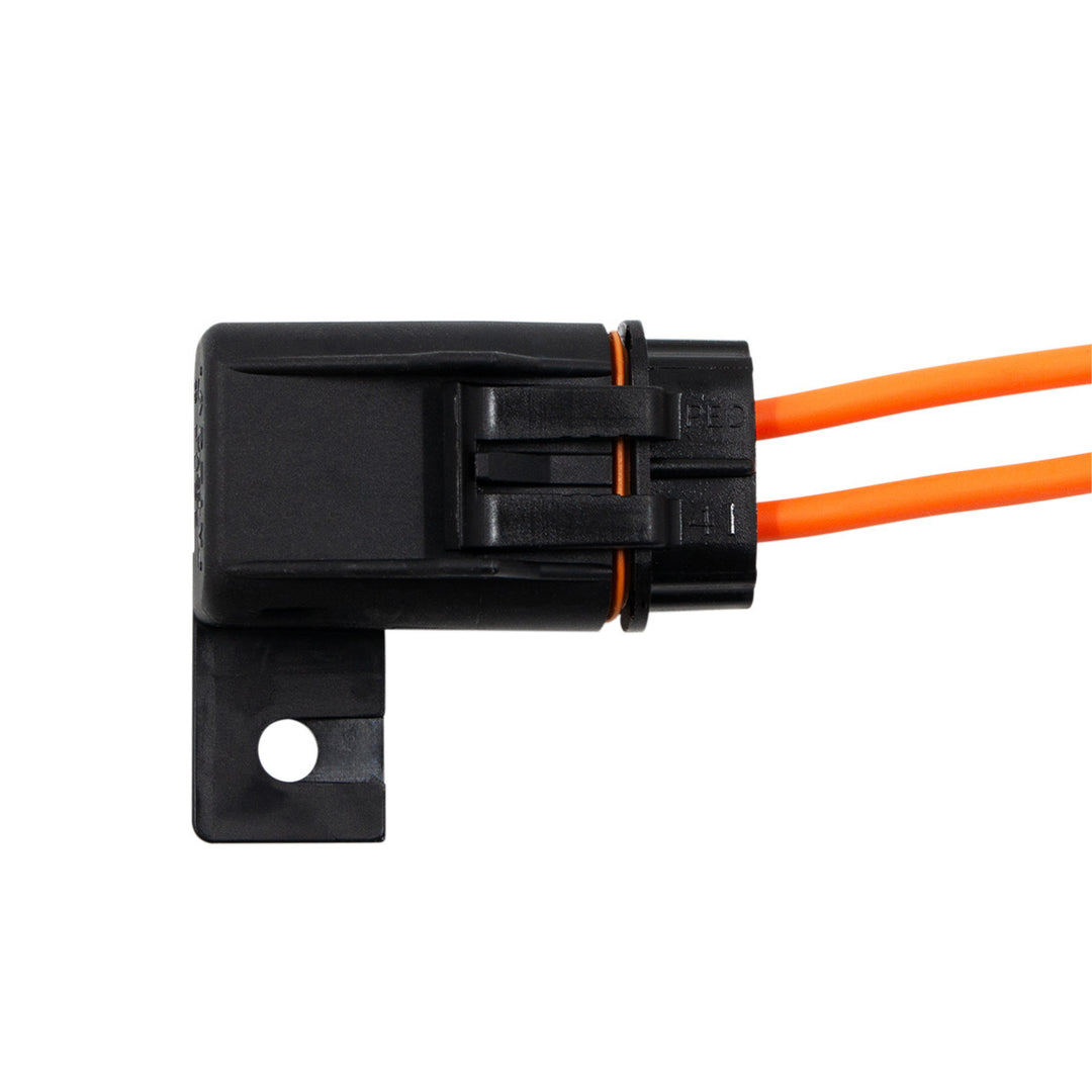 In - Line HD ATC/ATO Waterproof Fuseholder w/ (2) 8" 12 AWG Orange GXL Leads