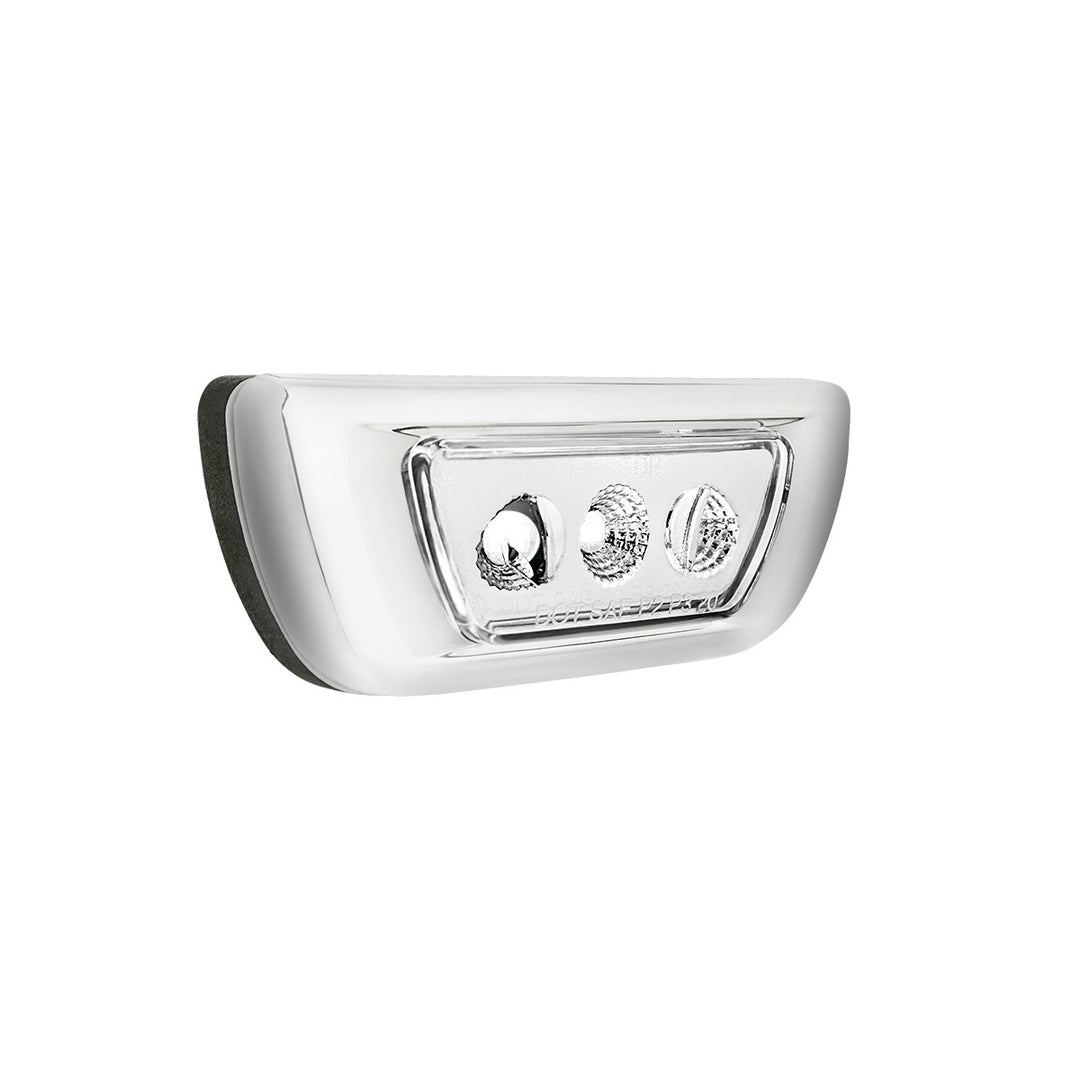 3 LED Double Fury Cab Light For 2013-2021 Kenworth T680 &amp; 2012-2021 Peterbilt 579 - Amber &amp; White LED