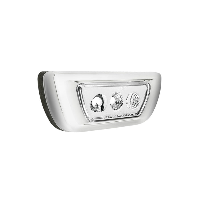 3 LED Double Fury Cab Light For 2013-2021 Kenworth T680 &amp; 2012-2021 Peterbilt 579 - Amber &amp; White LED