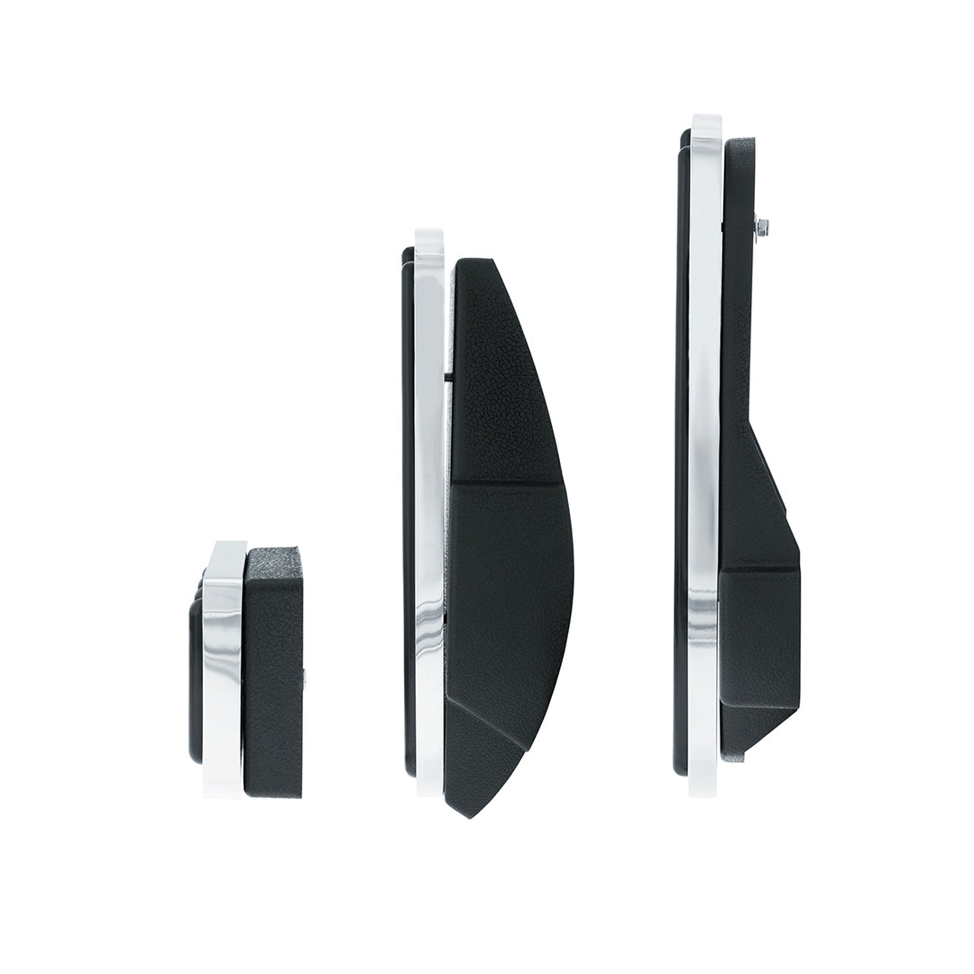 Billet Aluminum With Black Rubber Pedal Set For Kenworth