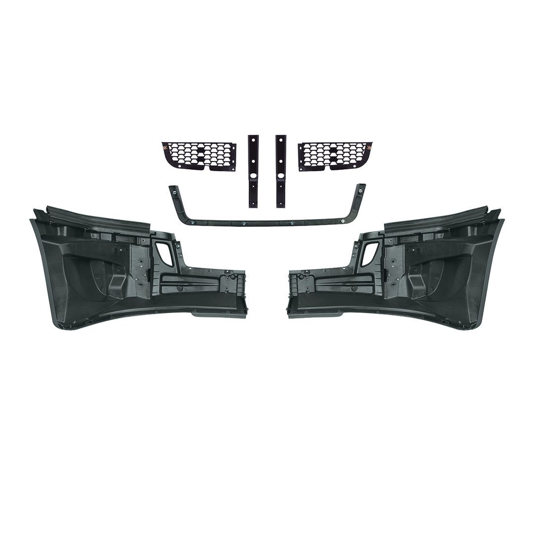 5 - Piece Bumper Kit Without Fog Light Opening For 2018-2024 Freightliner Cascadia
