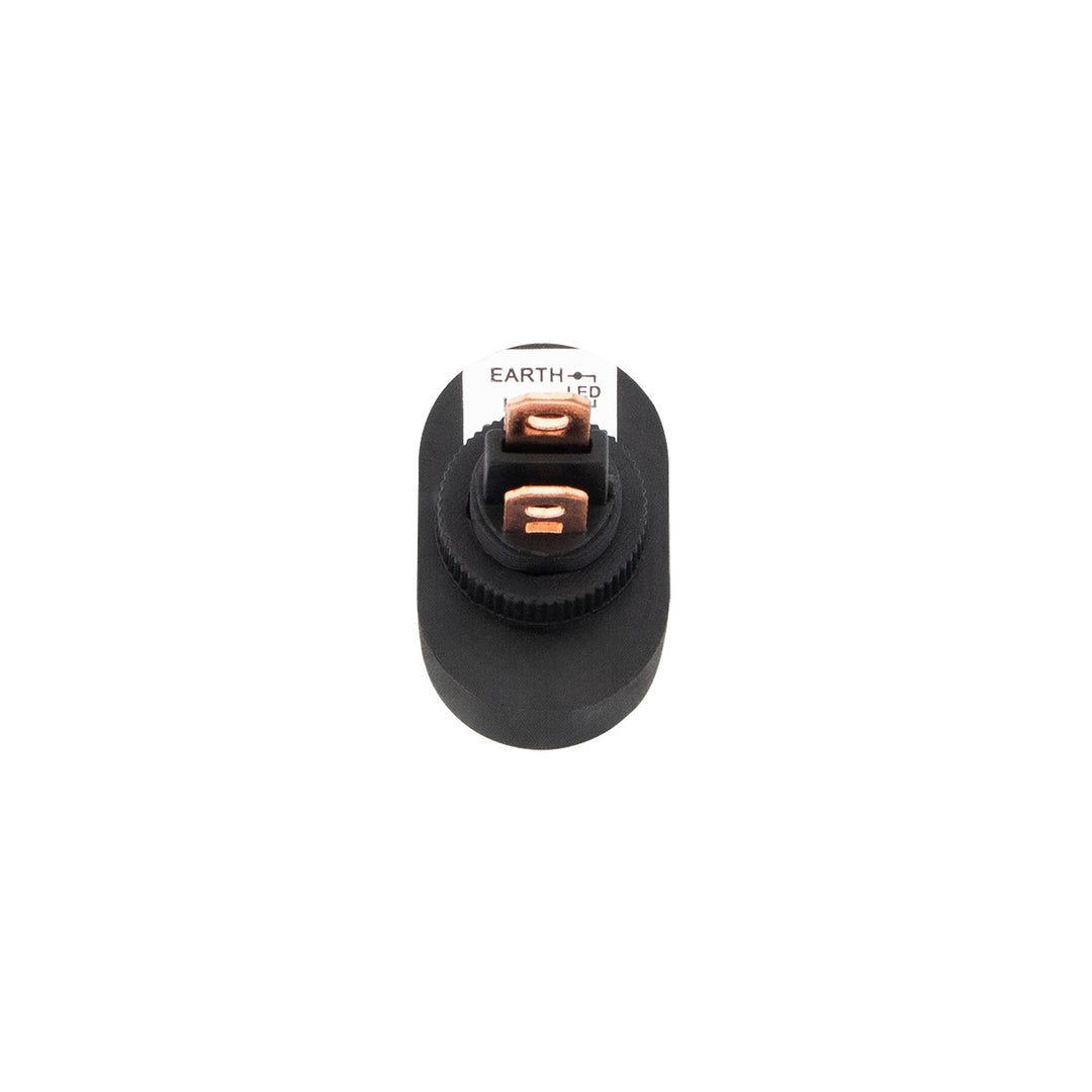 Red Illum Oval Rocker 16 Amp 12V On/Off 1/2" Dia. 1 Pc.