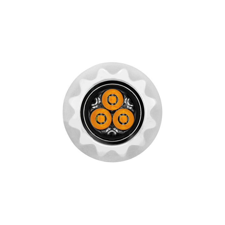 3 High Power LED Mini Warning Light - Amber LED (Bulk)