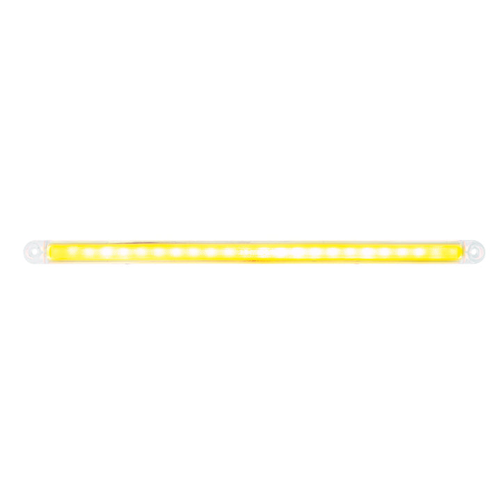 24 LED Dual Function 12" GloLight Bar (Turn Signal) - Amber LED/Clear Lens (Bulk)