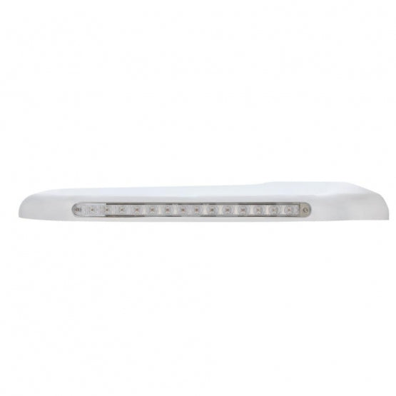 Sequential 14 Amber LED Front Fender Cover For Peterbilt 388 (2008-2015)&amp;389 (2008-2023) - Clear Lens - Passenger