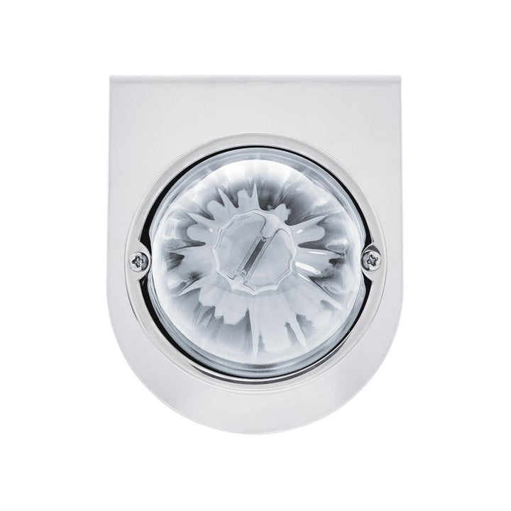 UltraBurst Glass Watermelon Light With Stainless Steel Light Bracket Kit - Red LED/Clear Lens