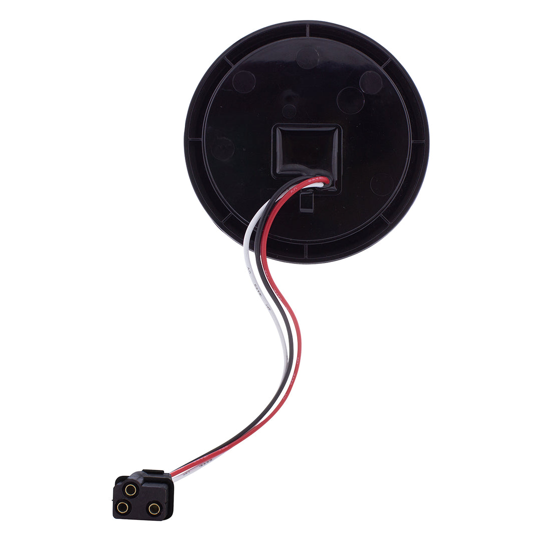 13 LED 4" Round Abyss Light (Turn Signal) - Amber LED/Clear Lens
