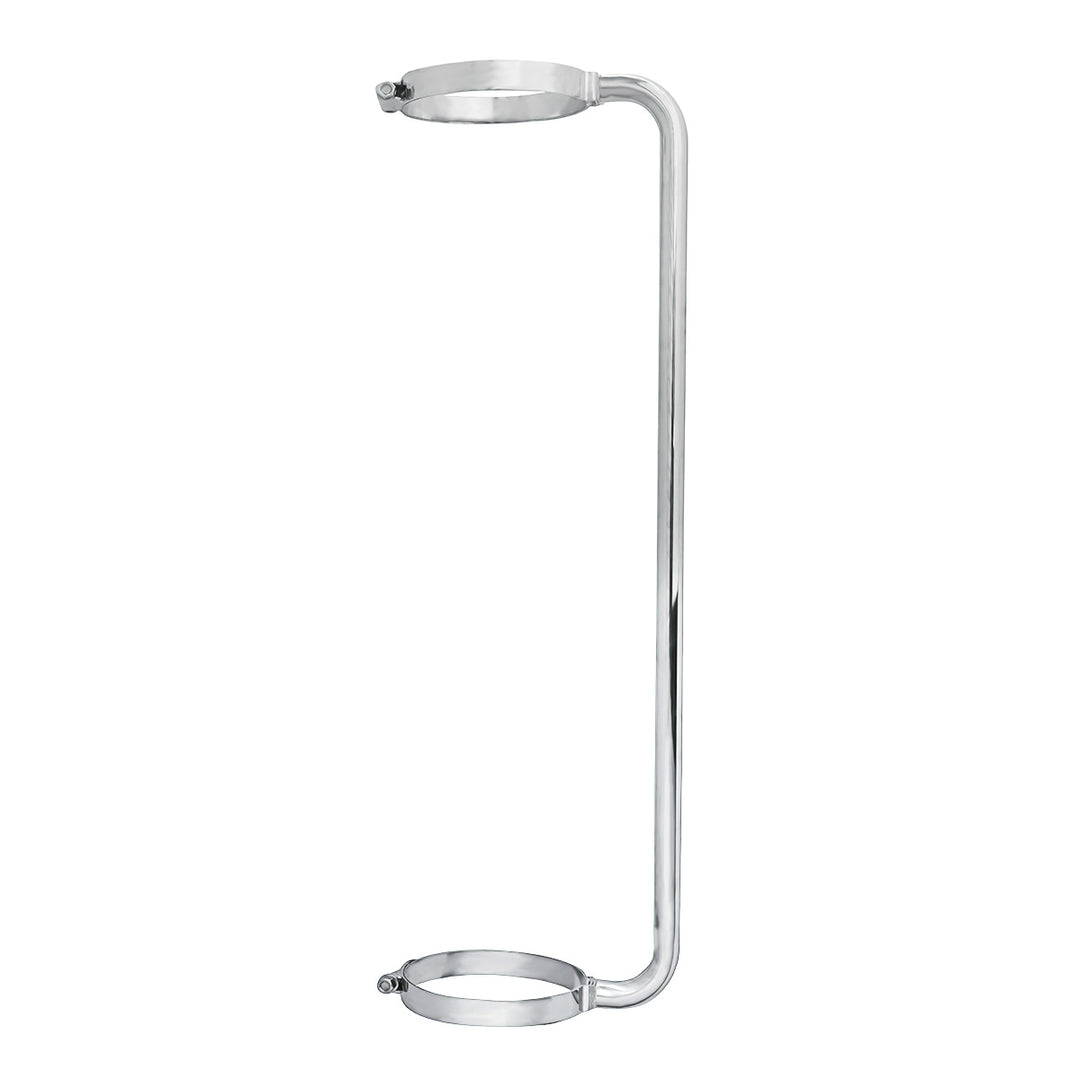 34" Chrome Exhaust Grab Handle - 8" Clamp