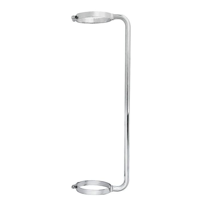34" Chrome Exhaust Grab Handle - 8" Clamp
