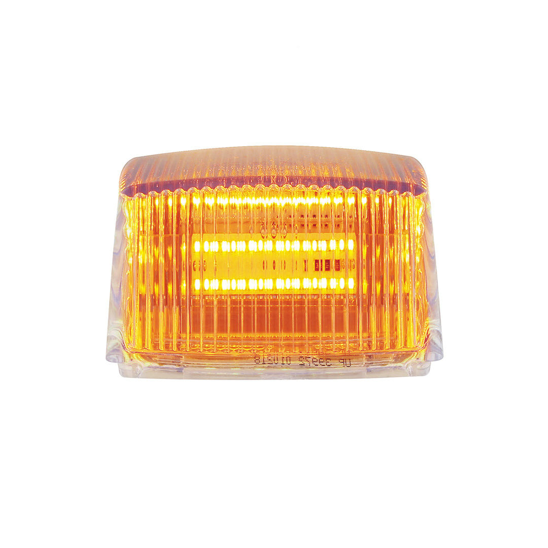 36 LED Square Cab Light - Amber LED/Clear Lens (5-Pack)