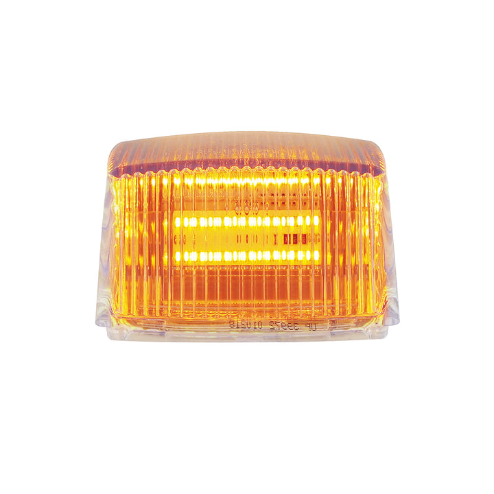 36 LED Square Cab Light - Amber LED/Clear Lens (5-Pack)