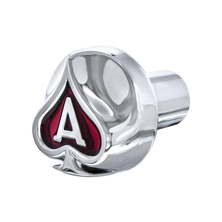 1/2" - 13 Thread-On Ace of Spades Shift Knob - Chrome