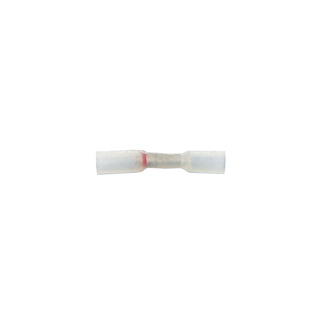 24 - 22 to 20-18 AWG CS Multi - Wire Heat Shrink Connector - Clear w/ White Dash (5-Pack)
