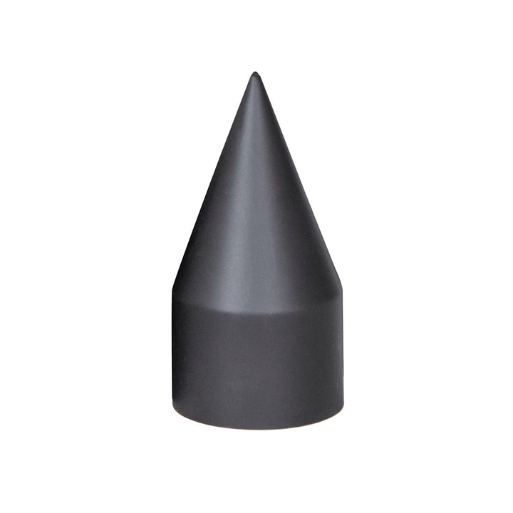 33mm X 4-1/8" Matte Black Spike Nut Covers - Thread-On (60-Pack)