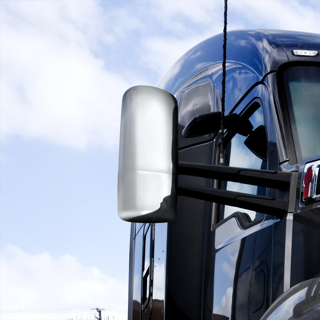 Chrome Mirror Cover For 2013-2025 Kenworth T680 - Passenger