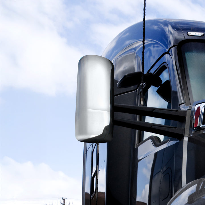 Chrome Mirror Cover For 2013-2025 Kenworth T680 - Passenger