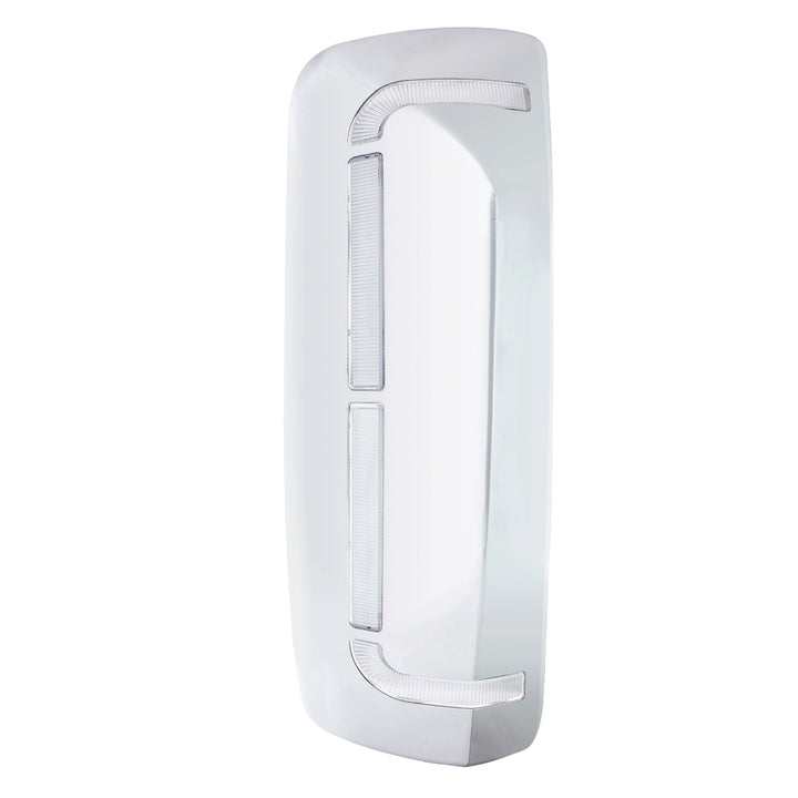 59 LED Chrome Mirror Cover With Sequential LED For 2012-2024 Volvo VNL - Passenger