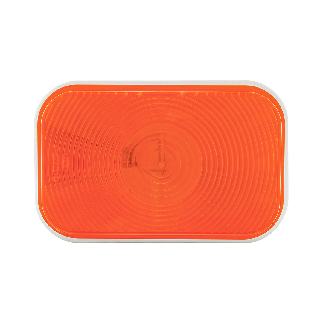Rectangular Turn Signal Light - Amber Lens (Each)