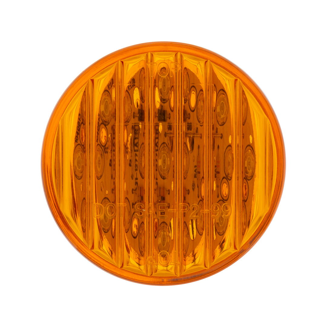 9 LED 2" Round Light (Clearance/Marker) - Amber LED/Amber Lens (Bulk)