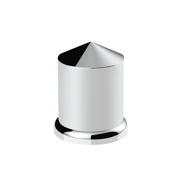 3/4" x 1-1/2" Chrome Plastic Pointed Nut Cover - Push-On