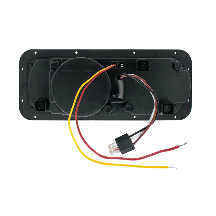 Blackout High Power Heated 10 LED Headlight With LED Turn &amp; DRL - Passenger
