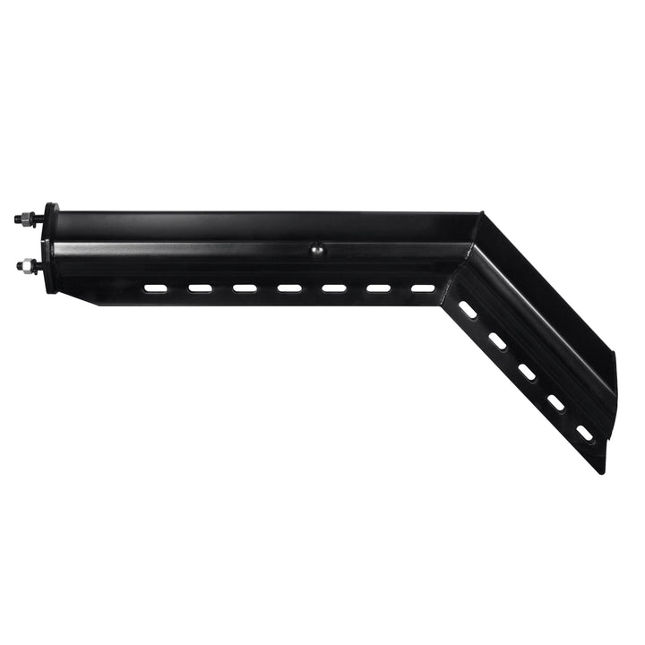 30" Black 45 - Degree Angled Heavy Duty Mud Flap Hangers - 2-1/2" Bolt Pattern (Pair)